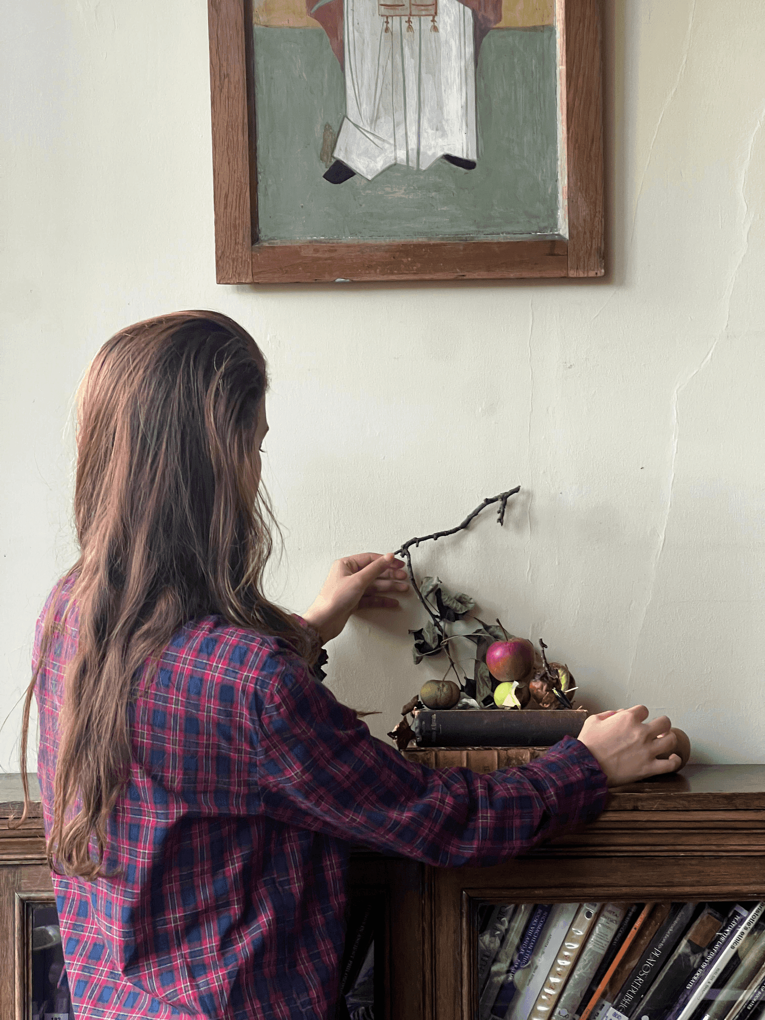 Harram Khurram composing a still life